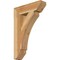 Ekena Millwork Thorton Slat Rough Sawn Bracket, Western Red Cedar, 4"W x 16"D x 24"H BKT04X16X24THR06RWR - alternate 1